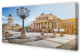 Quadro su tela Germania Square Berlino Cattedrale 100x50 cm