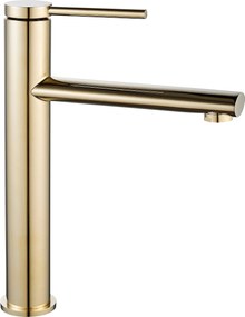 Rubinetto da lavabo REA OVAL GOLD high