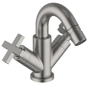 Rubinetto per bidet getto aerato Los Angeles HUBER nichel spazzolato satinato