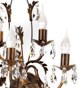 ONLI - Applique TERESA 5xE14/6W/230V bronzo