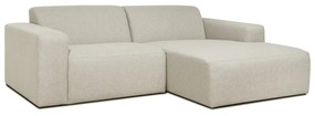 Divano con penisolare beige (angolo destro) Roxy - Scandic