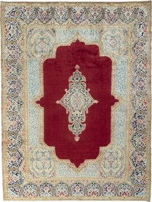 Kerman Tappeto persiano 350 x 270 Rosso (Iran) Annodato A Mano