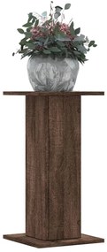 Supporti Per Piante 2 Pz Rovere Marrone 30x30x60 Cm Truciolato /