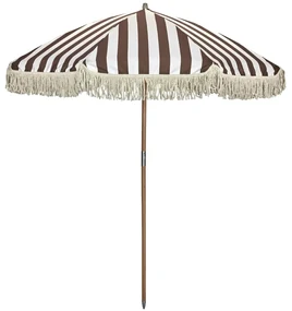 Tikamoon - Ombrellone in legno di faggio Shade, marrone