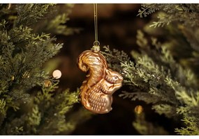 Decorazione per albero di natale in vetro fatta a mano 11 cm Squirrel – Sass &amp; Belle