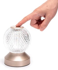 Aigostar-LED RGB Lampada da tavolo ricaricabile dimmerabile LED/1W/5V 1800mAh 13,5cm + +TC