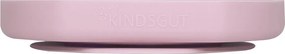 Piatto per bambini in rosa chiaro in silicone 19x20,5 cm – Kindsgut