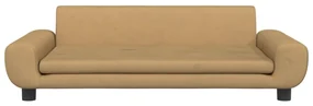 Lettino per cani marrone 100x54x33 cm in velluto