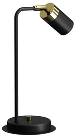 Lampada da tavolo JOKER 1xGU10/25W/230V nera/oro