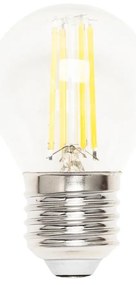 Lampada LED E27 4W a Filamento 150lm/W No Flickering - G45 Colore Bianco Naturale 4.000K