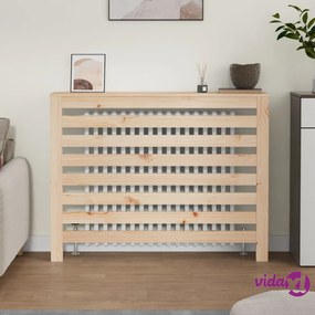 vidaXL Copertura Termosifone 108,5x19x84 cm in Legno Massello di Pino