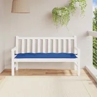 Cuscino per Panca Giardino Blu Reale 150x50x7 cm Tessuto Oxfordcod mxl 116090