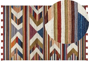 Tappeto kilim lana multicolore 200 x 300 cm MRGASHAT Beliani