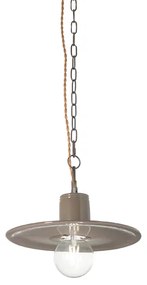 Lampada a sospensione LAND in ceramica smaltata D32 cm FANGO