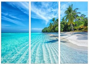 Quadro su tela Tropical paradise, multicolore 150 x 100 cm