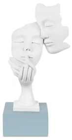 BONGELLI PREZIOSI STATUETTA FACE COPPIA H 20 cm