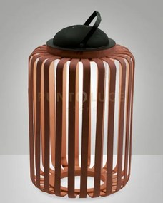 Clamp lampada da tavolo noce in legno ricaricabile a led dimmerabil...