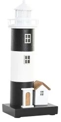 Decorazione luminosa DKD Home Decor 15 x 10 x 37 cm Legno Faro