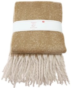 Coperta giallo-marrone 127x185 cm - Rex London