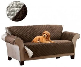 Trade Shop - Copridivano Double Face 2 Posti Per Animali Proteggi Da Peli 140 X 170 Cm