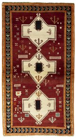 Gabbeh Tappeto persiano 200x110 Rosso (Iran) Annodato A Mano