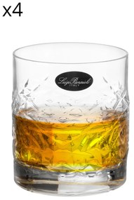 Set 4 bicchieri whisky Mixology Luigi Bormioli