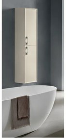 Colonna da bagno moderna reversibile CLASSIC a 2 ante AVORIO OPACO