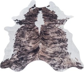 Pelliccia marrone scuro sintetica 100x135 cm Etosha – Ayyildiz Carpets