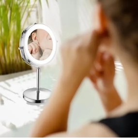 Specchio cosmetico LED LED/3W/6V 4xAA IP44