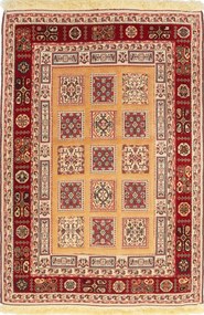 Tappeto 80x120 Beige (Iran) Annodato A Mano