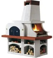 Barbecue fisso a legna e carbonella PARENZO EASY GARDEN BY PALAZZETTI