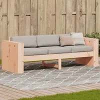 Divano da Giardino 3 Posti 189x60x62 cm Legno Massello Douglas 832376