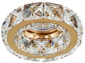 Azzardo AZ1450 - Lampada da incasso di cristallo ESTER 1xGU10/50W/230V