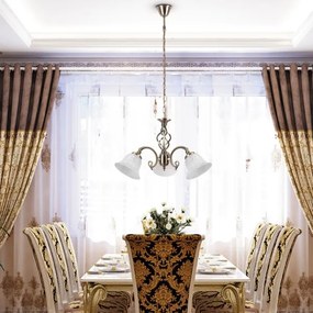 Rabalux 7133 - Lampadario a sospensione con catena BECKWORTH 3xE14/40W/230V