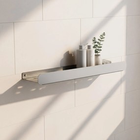 Mensola da bagno SF03 45cm steel brush
