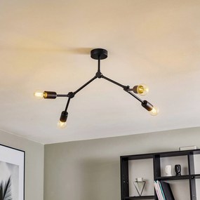 Nowodvorski Lighting Plafoniera Twig IV, orientabile, 4 luci
