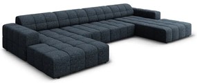 Divano angolare blu (a U) Chicago - Cosmopolitan Design