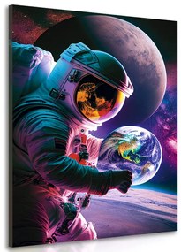 Quadro su tela – Astronauta in missione spaziale