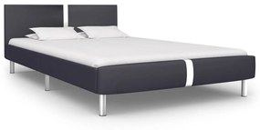 Giroletto Senza Materasso Nero İn Similpelle 135x190 Cm /