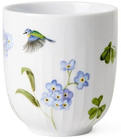 Tazza bianca in porcellana con motivo floreale 330 ml Hammershøi Summer - Kähler Design