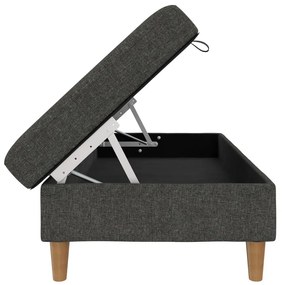 Poggiapiedi grigio scuro Lilly - Støraa