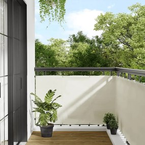 Paravento Da Balcone Crema 90x700 Cm 100% Poliestere Oxford /