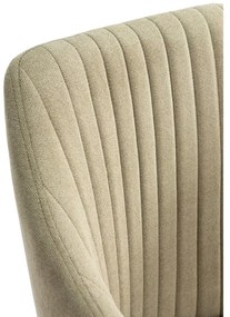 Set di sedie da pranzo verde chiaro in imbottito 2 pz Nadi – Marckeric