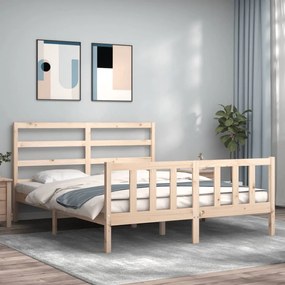 Giroletto Senza Materasso 160x200 Cm İn Legno Massello Di Pino /