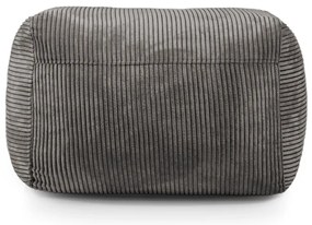 Puof a sacco blu con rivestimento in velluto a coste Plus 70 Lounge – SLOWDOWN