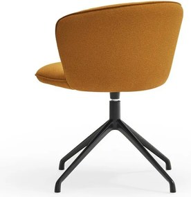 Set di sedie da pranzo color senape in imbottito 2 pz Add – Teulat