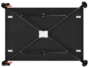 Lionelo - Lettino da viaggio LAURA Black Carbon