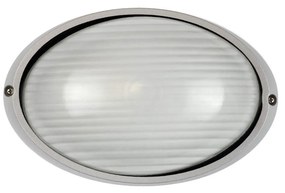 Plafoniera E27 IP54 Grigia 214x142mm Colore Grigio