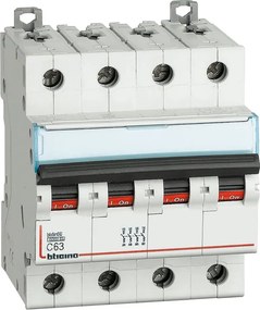 Interruttore magnetotermico 4P 63A 6 kA C 4M BTICINO FN84C63