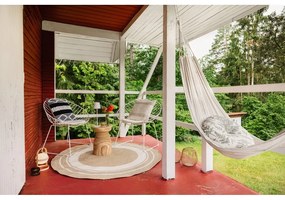 Tappeto rotondo per esterni in colore naturale ø 150 cm - NORTHRUGS